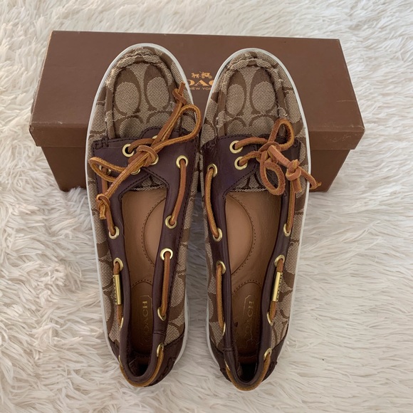 Coach Richelle Boat Shoes - Picture 1 of 7
